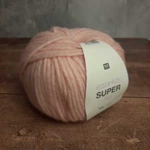 Rico Essentials Super Aran 50g - Pale pink